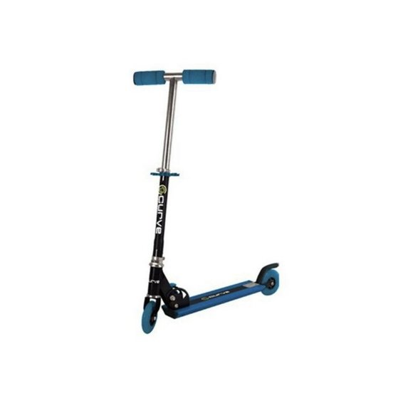 CURVE Folding Kick Metal Scooter Light Up Wheels Max Weight 75lbs 93mm wheels - Picture 1 of 4